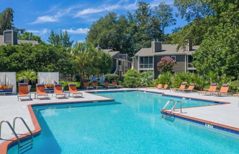 Sparkling Swimming Pool at The Avenues of West Ashley in Charleston, SC